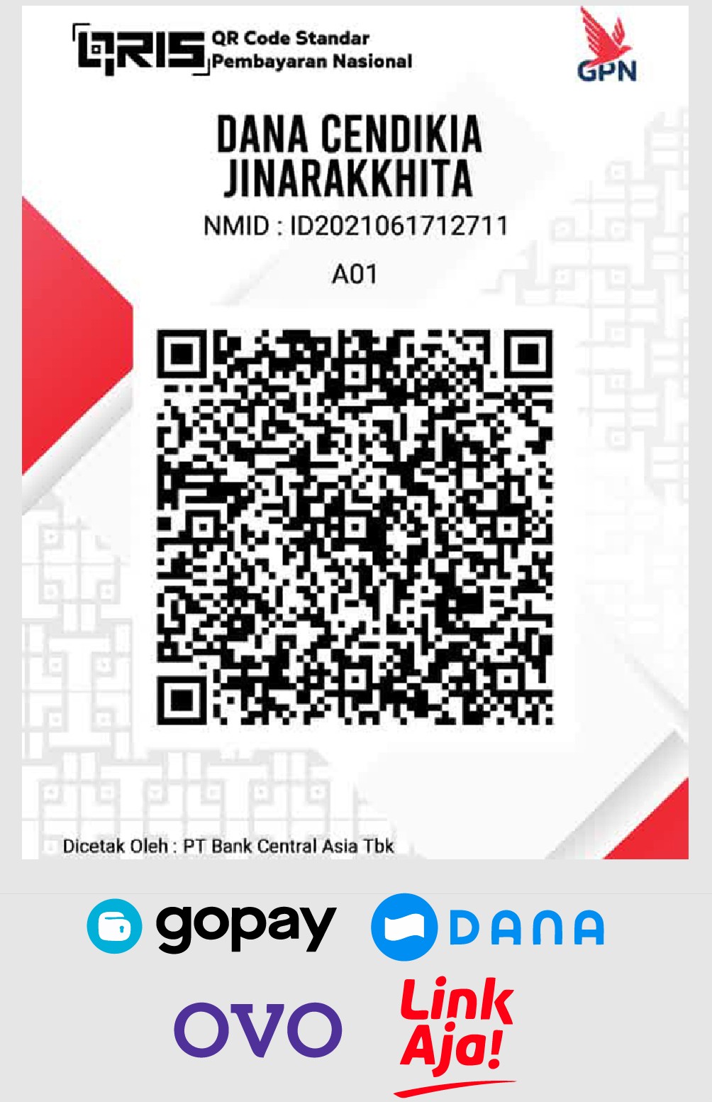 QRIS Dana Cendekia Jinarakkhita